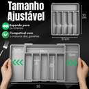 Organizador de Gaveta Extensível para Talheres e Utensílios de Cozinha | Casa Niva