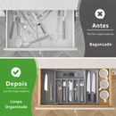 Organizador de Gaveta Extensível para Talheres e Utensílios de Cozinha | Casa Niva