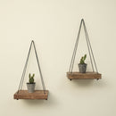 Kit Com 3 Prateleira de pinus para suculentas Suporte para Plantas Nicho Rustico mdf
