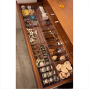 Kit 21 Organizador Multiuso Modular Gavetas Acrilico Cristal e Fume