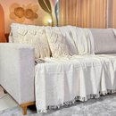Manta para Sofá Super King 100% Algodão 4 Metros Decorativa e Protetora | Casa Niva
