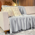 Manta para Sofá Super King 100% Algodão 4 Metros Decorativa e Protetora | Casa Niva