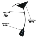 Kit com 2 Lustre Luxuoso Madeira Para Decoração Ambiente Externo e Interno