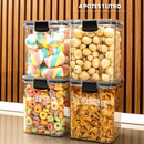 Kit Potes Herméticos BPA Free com Trava para Mantimentos e Organização de Cozinha | Casa Niva