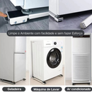 uporte Universal de Alumínio De Base Com Rodinha Para Geladeira Fogão E Máquina De Lavar Lousa Base Carrinho até 200kg