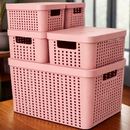 Kit 5 Caixas Organizadoras com Tampa Multiuso para Armários e Lavanderia | Casa Niva