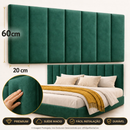 Cabeceira Modular Estofada Premium para Cama Solteiro, Casal, Queen e King | Casa Niva