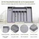 Organizador de Gaveta Extensível para Talheres e Utensílios de Cozinha | Casa Niva