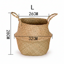 Cesta Decorativa de Vime Natural Seagrass para Organização e Decoração | Casa Niva