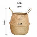 Cesta Decorativa de Vime Natural Seagrass para Organização e Decoração | Casa Niva